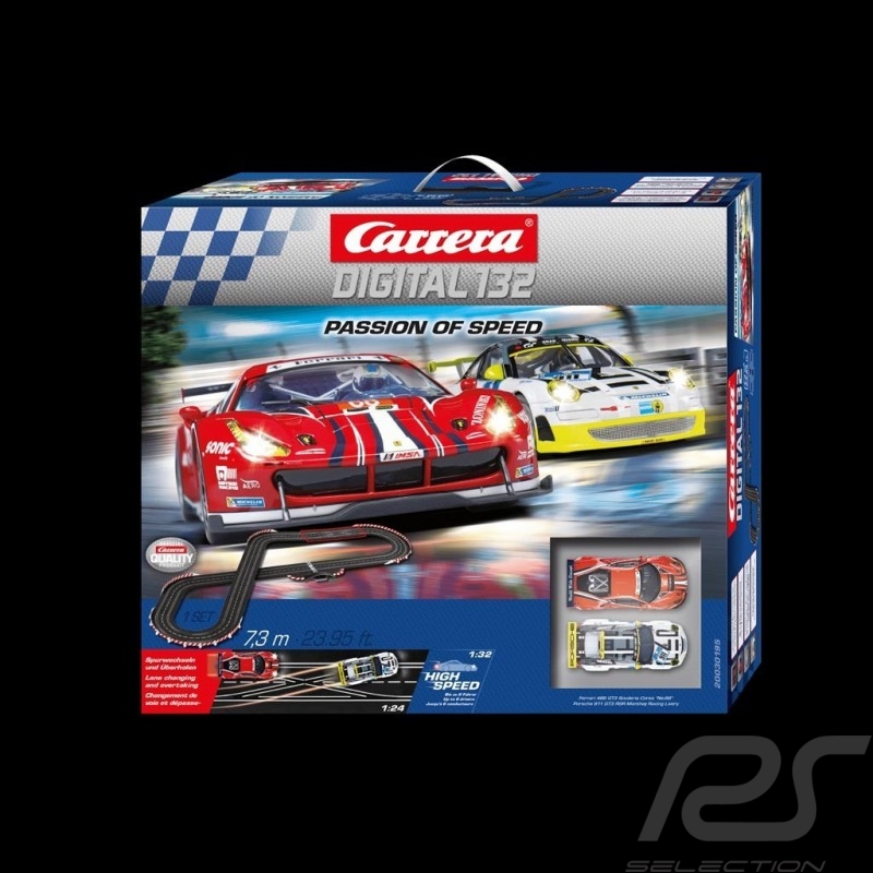 Circuit Carrera Digital Porsche / Ferrari Passion of Speed 1/32 Carrera 20030195 Track Bahnset 