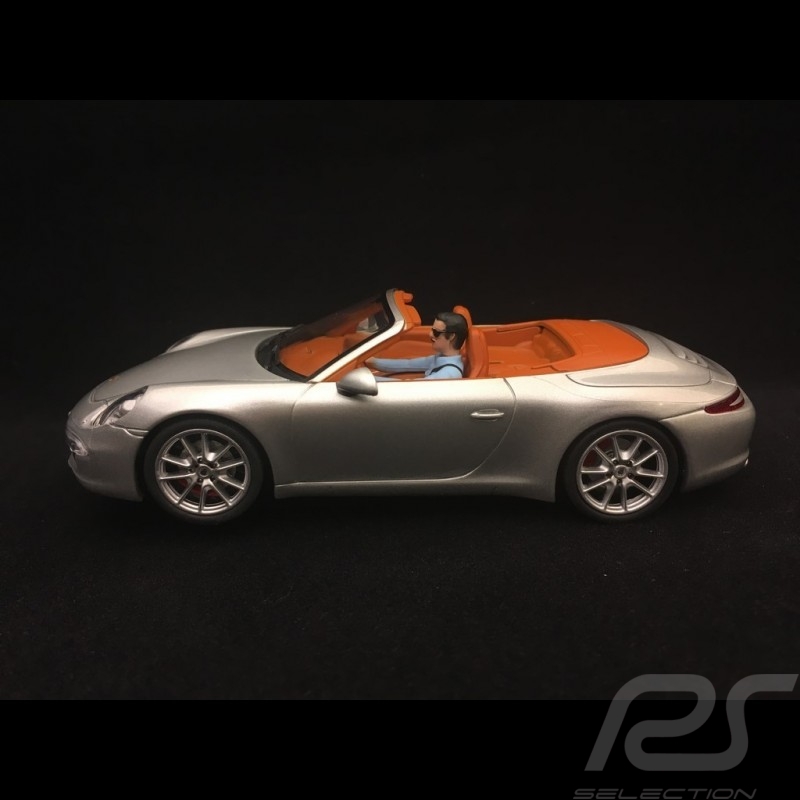 Slot car Porsche 911 Carrera S Cabriolet 1/32 Carrera 20030773 gris métallisé metallic silver silbergrau