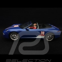 Slot car Porsche 911 Carrera S Cabriolet n° 38 blau 1/32 Carrera 20030789
