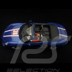 Slot car Porsche 911 Carrera S Cabriolet n° 38 blue 1/32 Carrera 20030789