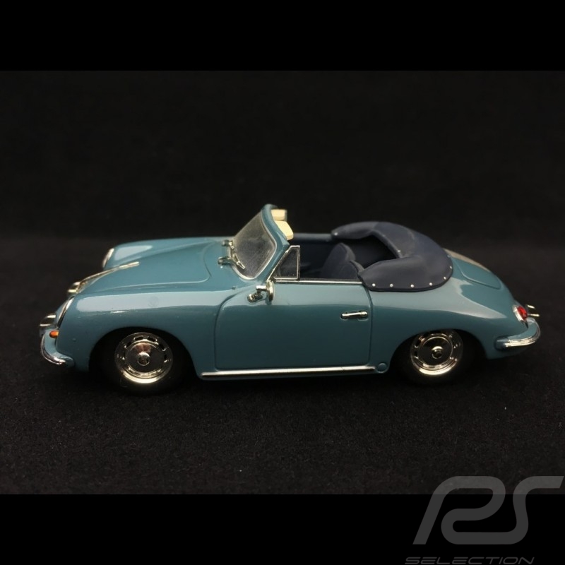Porsche 356 B cabriolet 1960 Etna blue 1/43 Minichamps 400064330