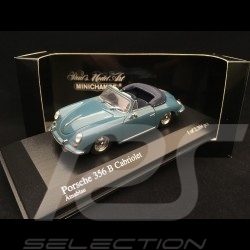 Porsche 356 B cabriolet 1960 Etna blue 1/43 Minichamps 400064330
