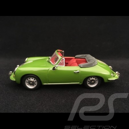 Porsche 356 C cabriolet 1965 1/43 Minichamps 430062337 vert Pâturage Willow green Weidengrün 