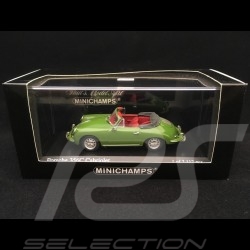 Porsche 356 C cabriolet 1965 Willow green 1/43 Minichamps 430062337