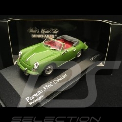 Porsche 356 C cabriolet 1965 Weidengrün 1/43 Minichamps 430062337