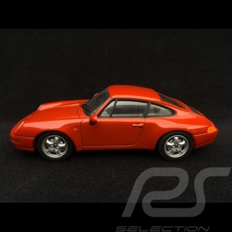 Porsche 911 type 993 Coupé 1993 orangerot 1/43 Minichamps 430063012