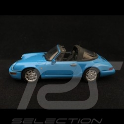 Porsche 911 type 964 Targa 1991 1/43 Minichamps 400061364 bleu Riviera Riviera blue Rivierablau