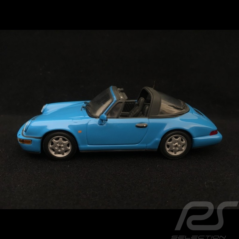 Porsche 911 typ 964 Targa 1991 Rivierablau 1/43 Minichamps 400061364
