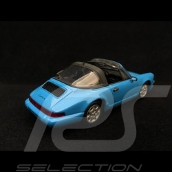 Porsche 911 type 964 Targa 1991 1/43 Minichamps 400061364 bleu Riviera Riviera blue Rivierablau