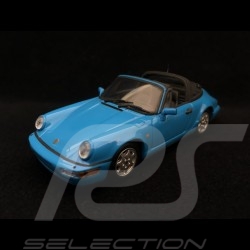 Porsche 911 type 964 Targa 1991 1/43 Minichamps 400061364 bleu Riviera Riviera blue Rivierablau