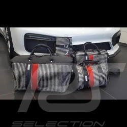 Porte-clé écusson Porsche cuir crème