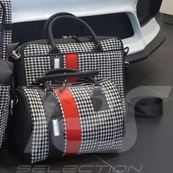 Porte-clé écusson Porsche cuir crème