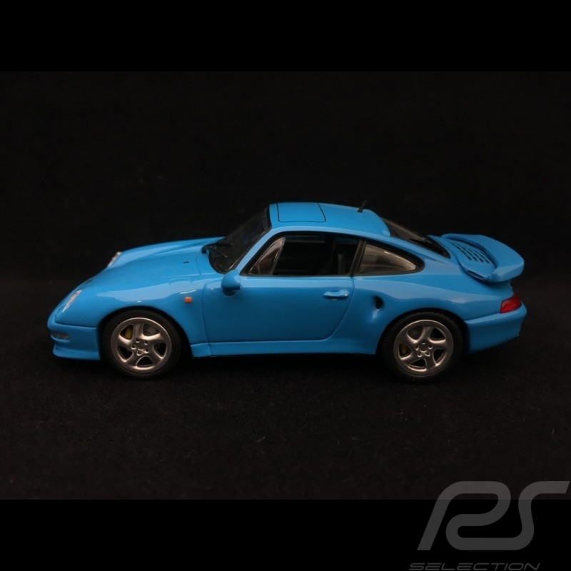 Porsche 911 type 993 Turbo S 1998 1/43 Minichamps 436069270 bleu Riviera Riviera blue Rivierablau
