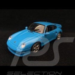 Porsche 911 typ 993 Turbo S 1998 Rivierablau 1/43 Minichamps 436069270