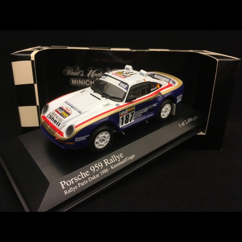 Porsche 959 Dakar 1986 n° 187 1/43 Minichamps 400866287