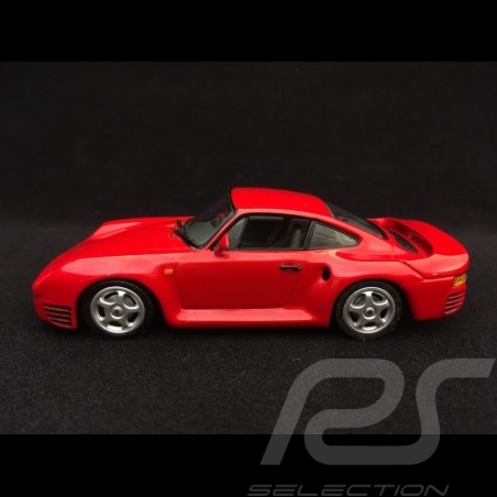 Porsche 959 1987 1/43 Minichamps 400062521 rouge Indien India red Indischrot