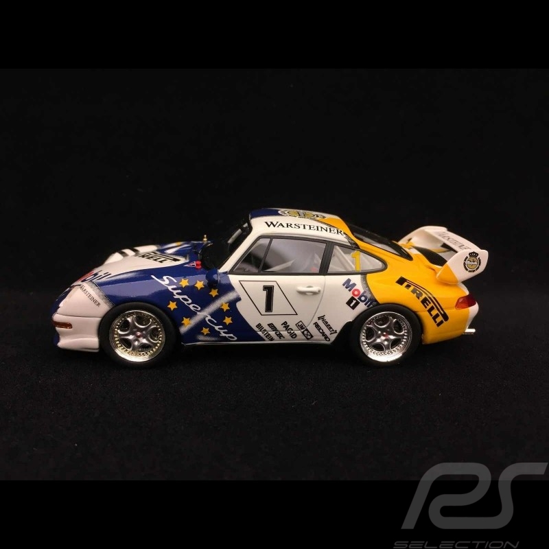 Porsche 911 type  993 Cup VIP Supercup 1996 n° 1 1/43 Schuco 450888200
