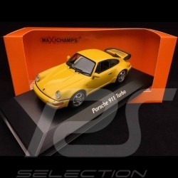 Porsche 911 type 964 Turbo 1990 1/43 Minichamps 940069104 jaune Vitesse Speed yellow Speedgelb 