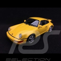 Porsche 911 type 964 Turbo 1990 1/43 Minichamps 940069104 jaune Vitesse Speed yellow Speedgelb 