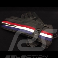 Driving Gloves Racing black leather