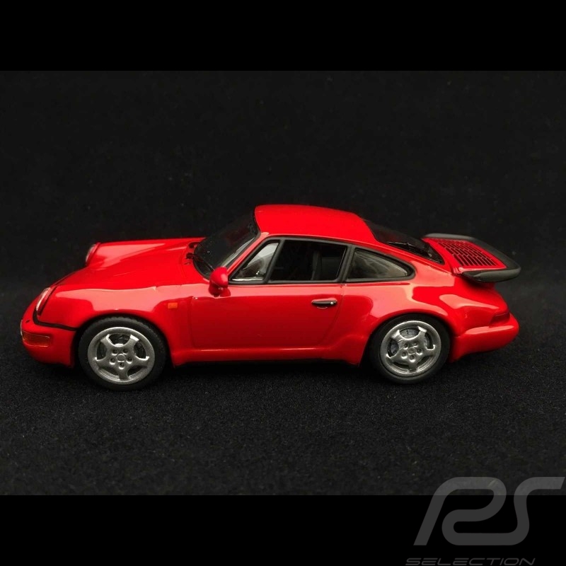 Porsche 911 typ 964 Turbo 1990 Indischrot 1/43 Minichamps 940069102