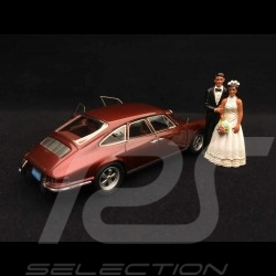 Porsche 911 Sedan 4 doors 1972 burgundy 1/43 Matrix MX41607025