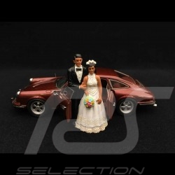 Porsche 911 Sedan 4 portes 1972 bordeaux 1/43 Matrix MX41607025 mariage wedding Hochzeit