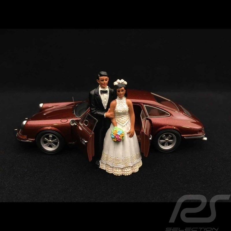 Porsche 911 Sedan 4 doors 1972 burgundy 1/43 Matrix MX41607025