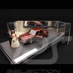 Porsche 911 Sedan 4 doors 1972 burgundy 1/43 Matrix MX41607025