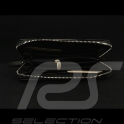 Porte-clé écusson Porsche cuir crème