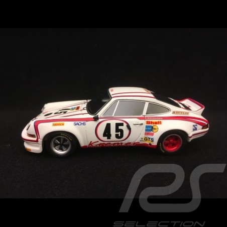 Porsche 911 Carrera RSR 2.8 Vainqueur Winner Sieger Le Mans 1973 Kremer n° 45 ﻿1/43 Spark S4688
