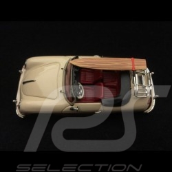 Porsche 356 A Cabriolet 70 ans Porsche avec surf 1/43 Schuco 450256900 beige Sahara Sahara beige