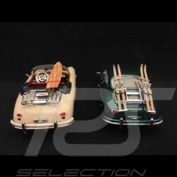 Duo Porsche 356 A " 70 Jahre Porsche " 1/43 Schuco 450256900 450255900