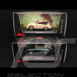 Duo Porsche 356 A " 70 ans Porsche " 1/43 Schuco 450256900 450255900