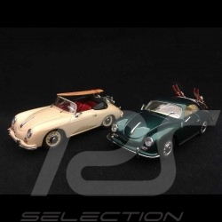 Duo Porsche 356 A " 70 Jahre Porsche " 1/43 Schuco 450256900 450255900