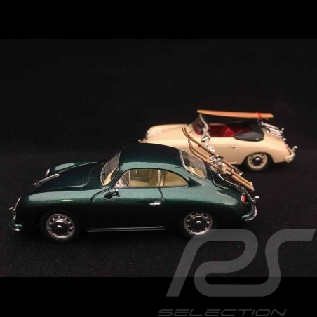 Duo Porsche 356 A " 70 Jahre Porsche " 1/43 Schuco 450256900 450255900