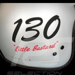 Casque de course vintage trois rayures