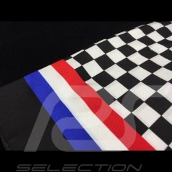 Red and Blue Checkered Flag