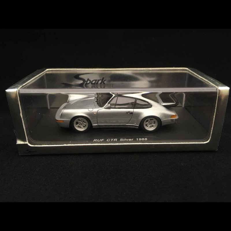 Porsche 911 RUF CTR 1988 silver 1/43 Spark S0703