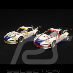 Porsche 911 type 997 GT3 RSR Sebring 2007 n° 71 / n° 73 1/43 Minichamps 400076471 400076473