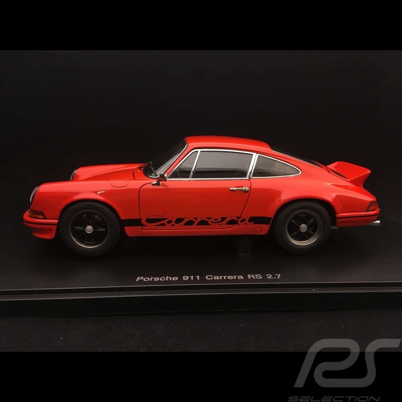 Porsche 911 Carrera RS 2.7 1973 orange / schwarz 1/18 Autoart 78054