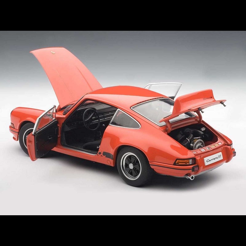 Porsche 911 Carrera RS 2.7 1973 orange / schwarz 1/18 Autoart 78054