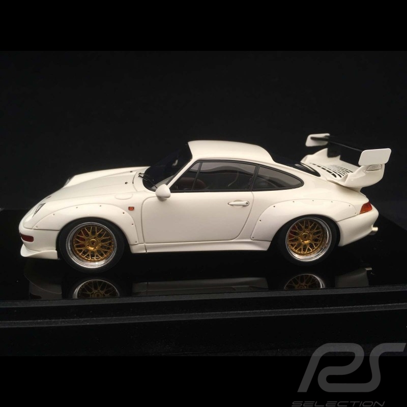 Porsche 911 type 993 GT2 Option Equipment 1996 white 1/43 Make Up Vision VM116A