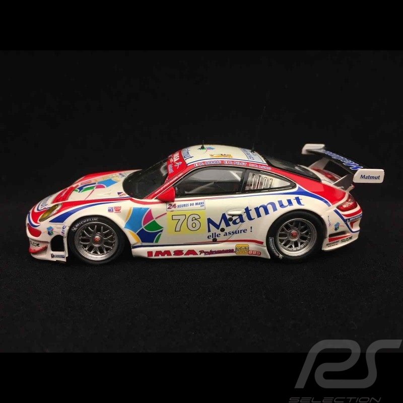Porsche 911 typ 997 GT3 RSR Le Mans 2009 n° 76 1/43 Minichamps 400096976