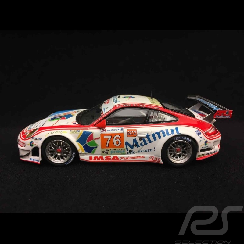 Porsche 911 typ 997 GT3 RSR Le Mans 2010 n° 76 1/43 Minichamps 410106976