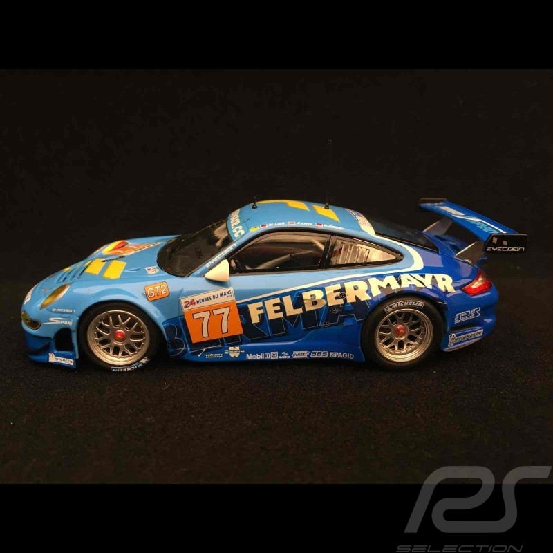 Porsche 911 type 997 GT3 RSR Le Mans 2010 n° 77 1/43 Minichamps 410106977