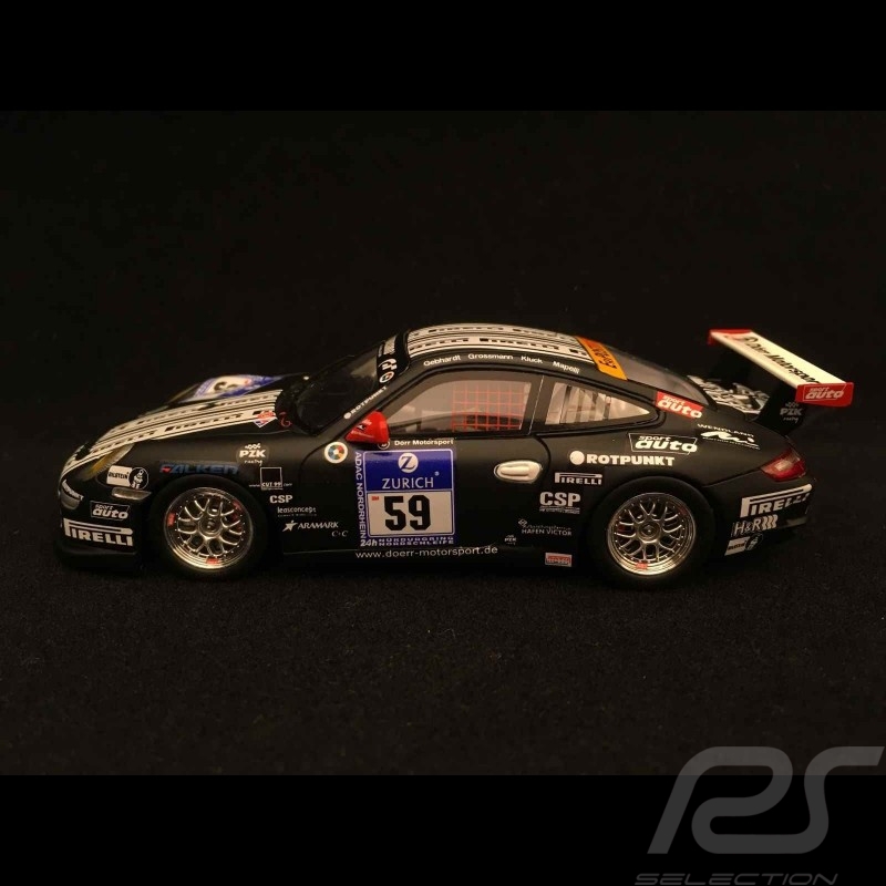 Porsche 911 type 997 GT3 R ADAC Nürburgring 2011 n° 59 1/43 Minichamps 437116159