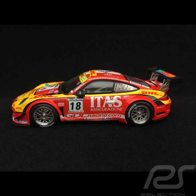 Porsche 911 typ 997 GT3 R Spa 2011 n° 18 1/43 Minichamps 400118918