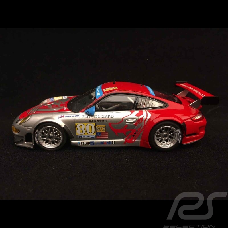 Porsche 911 typ 997 GT3 RSR Le Mans 2009 n° 80 1/43 Minichamps 400096980