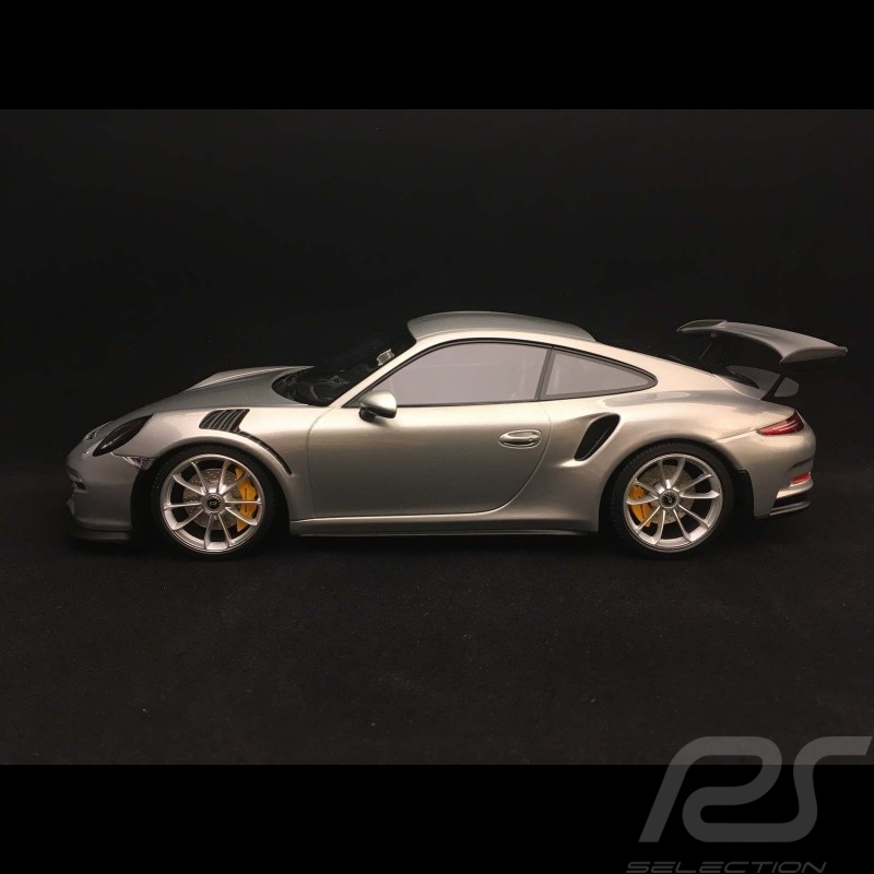 Porsche 911 type 991 GT3 RS 2015 silver 1/18 Minichamps 153066233
